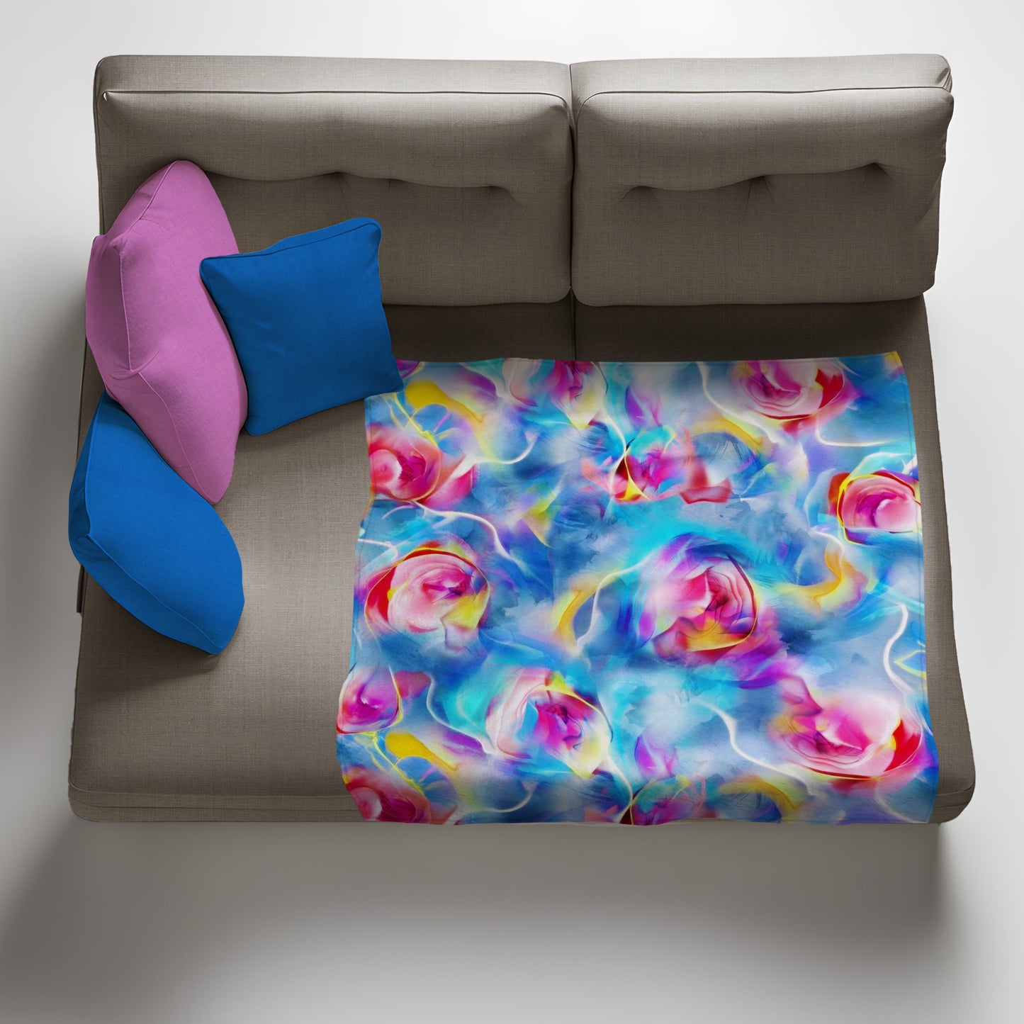 Blossom Sonata Light Weight Fleece Blanket