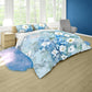 Blue Blossoms Fade Duvet Cover Set