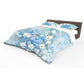 Blue Blossoms Fade Duvet Cover Set