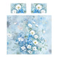 Blue Blossoms Fade Duvet Cover Set