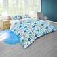 Blue Curls Duvet Cover Set