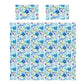 Blue Curls Duvet Cover Set