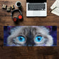 Blue Eyed Cat Large Desk Pad
