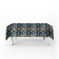 Blue Grey Rectangle Tablecloth