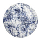 Blue Hash Abstract Round Tablecloth