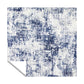 Blue Hash Abstract Square Tablecloth