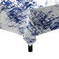 Blue Hash Abstract Square Tablecloth