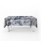 Blue Hash Rectangle Tablecloth
