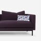 Blue Lilies Oblong Luxury Scatter