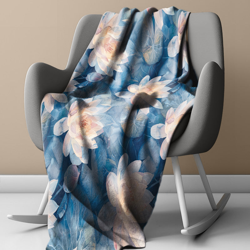 Blue Water Light Weight Fleece Blanket