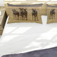 Blue Wildebeest Herd Duvet Cover Set by Fanie Heymans