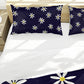 Blue and White Daisies Duvet Cover Set by Annette Heyman