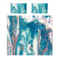 Blue Abstract Paint Strokes Duvet Cover Set