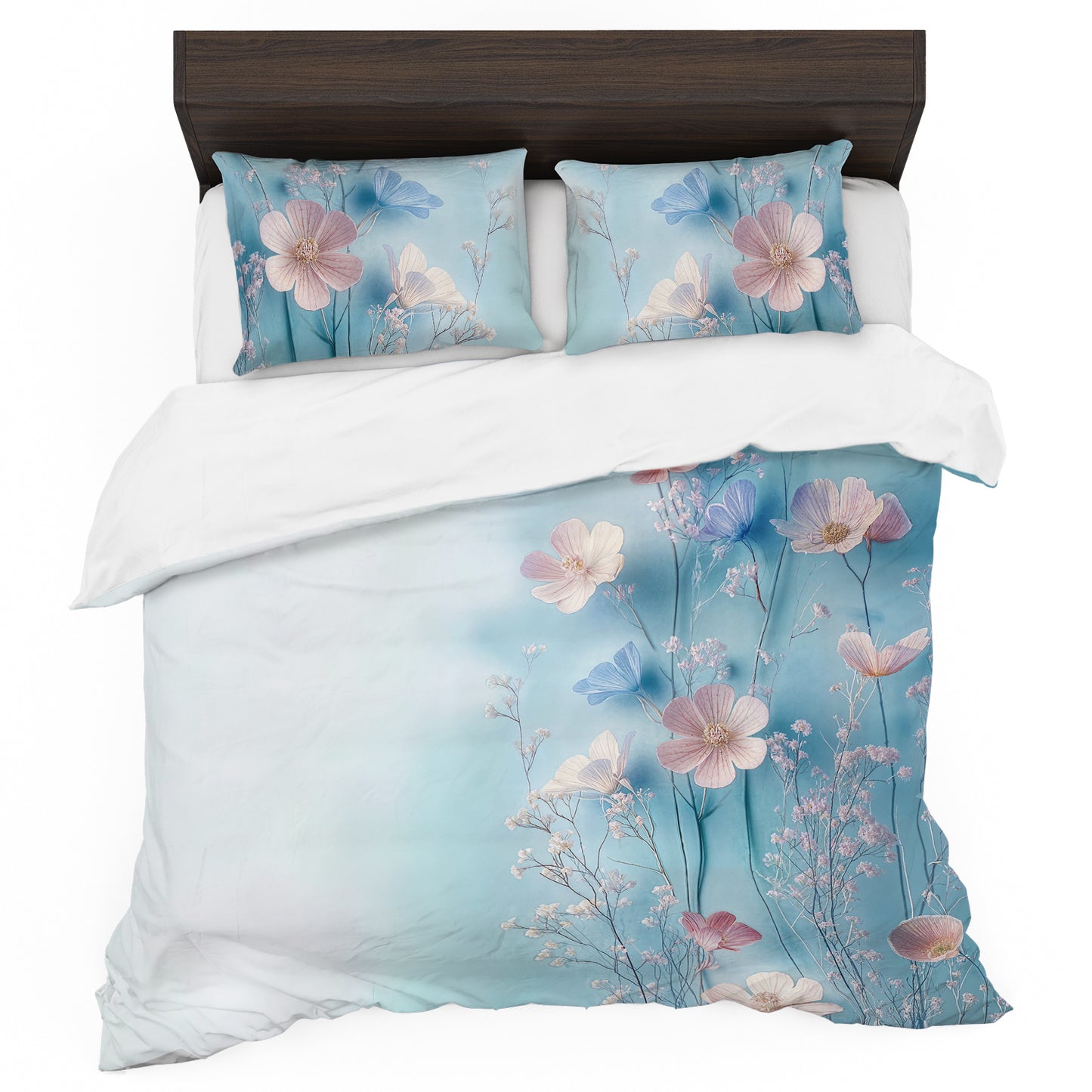 Blue Bells Duvet Cover Set