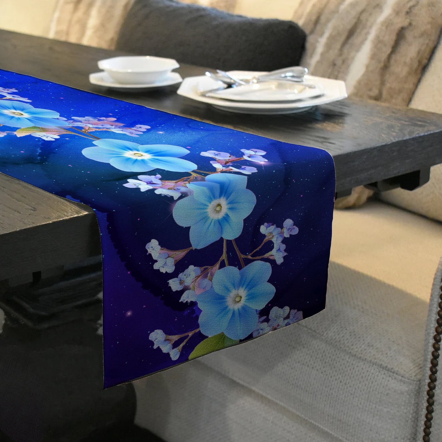 Blue Bells Table Runner