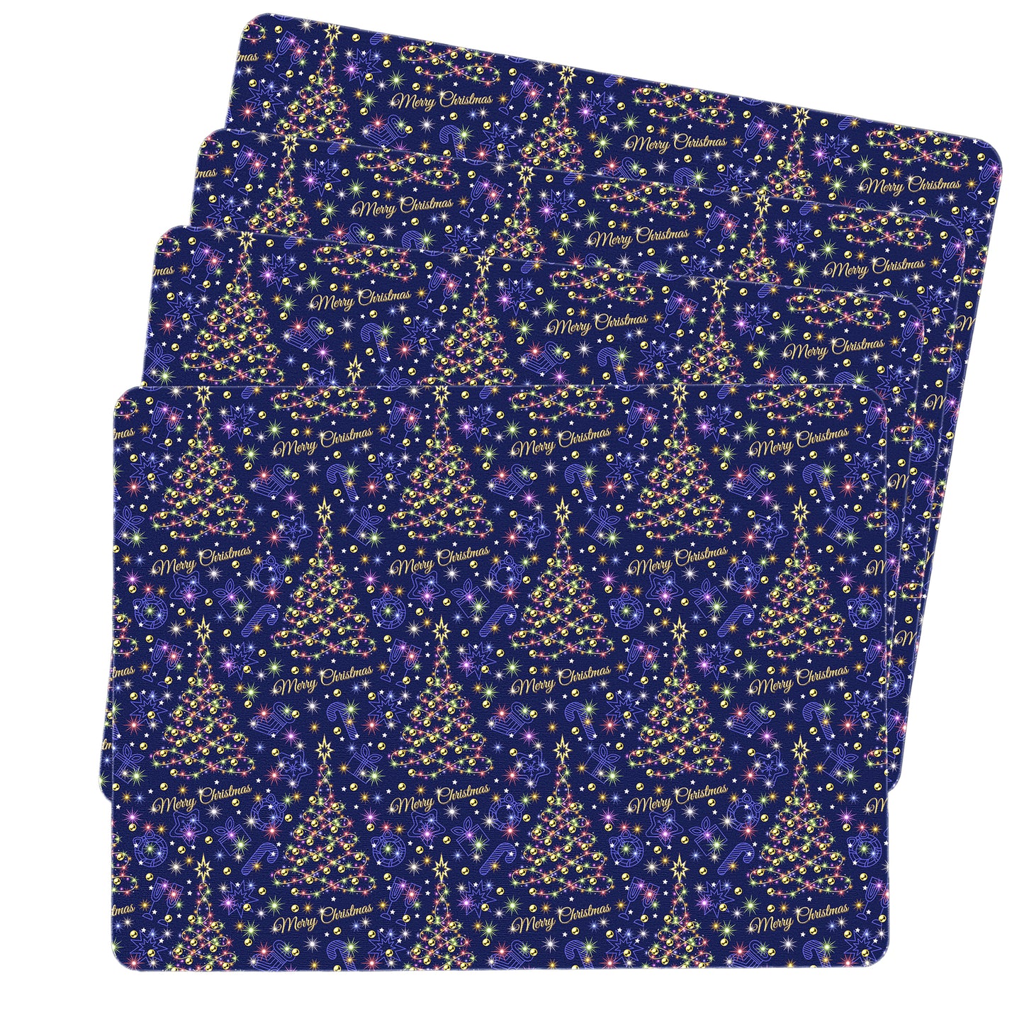 Blue Christmas Placemats