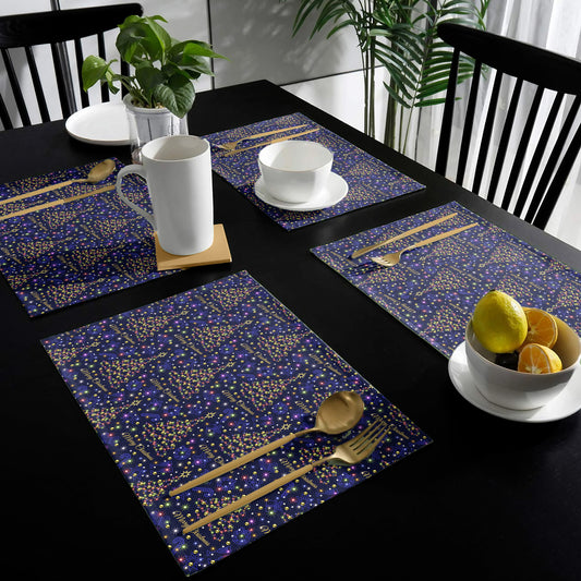Blue Christmas Placemats