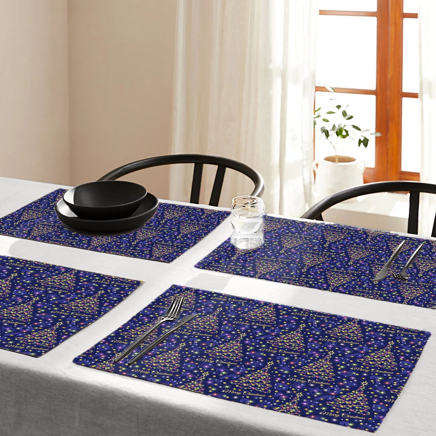 Blue Christmas Placemats