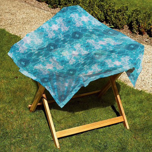 Blue Collision Table Net Cover by Nathan Pieterse