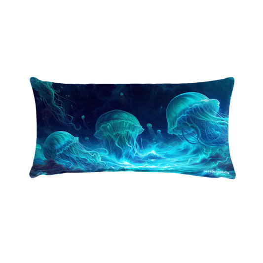 Blue Electric Meduse King Luxury Scatter by Wikus Schalkwyk