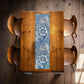 Blue Floral Rhythm 160cm Table Runner