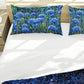Blue Flowers at Midnight Duvet Cover Set
