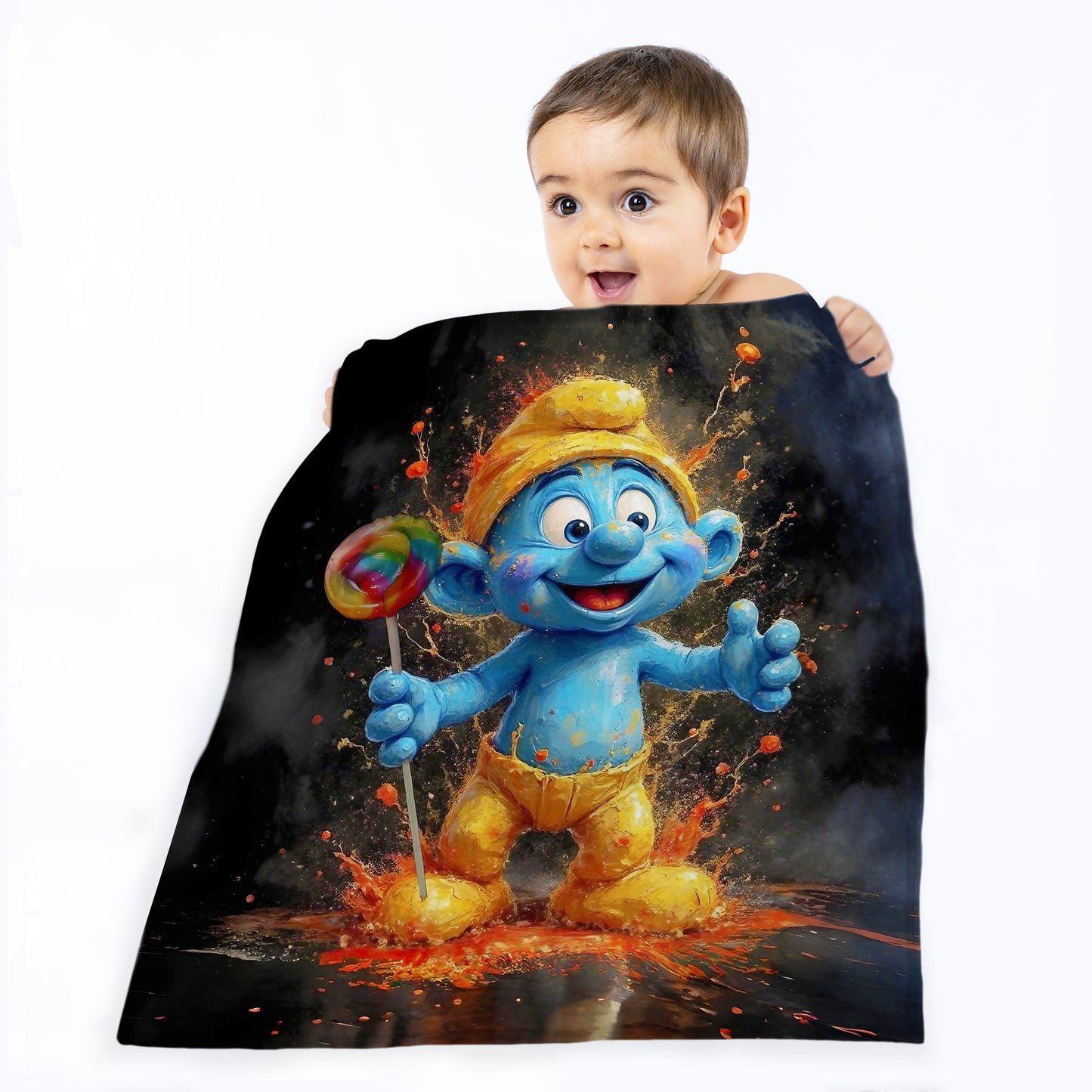Blue Friend Toddler Fleece Blanket
