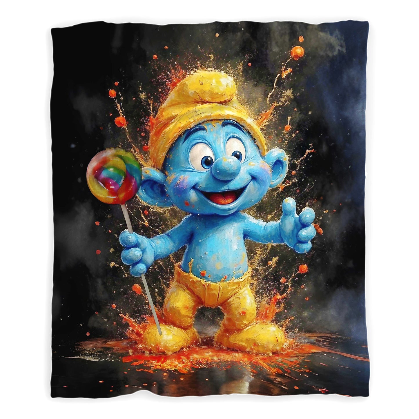 Blue Friend Toddler Fleece Blanket