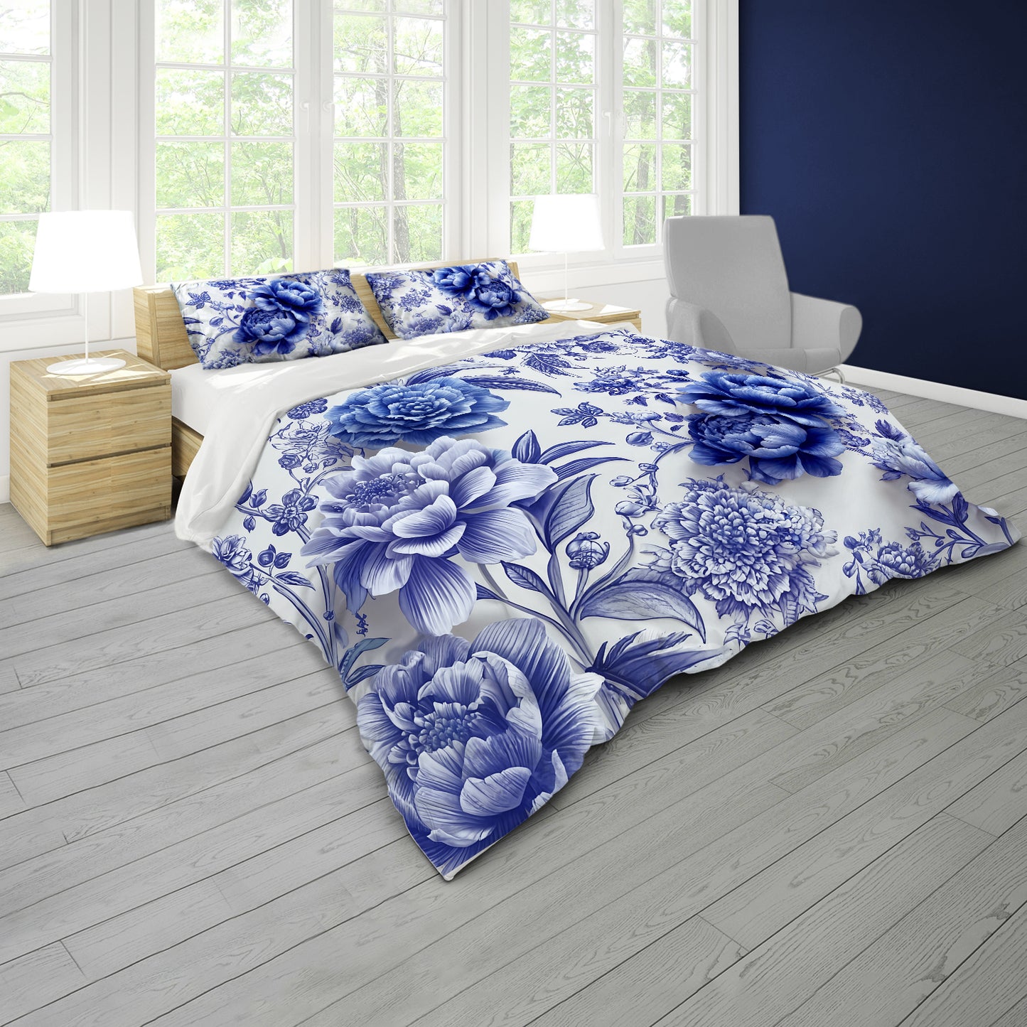 Blue Harmony Duvet Cover Set