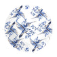 Blue Hummingbird Round Tablecloth by Mark van Vuuren