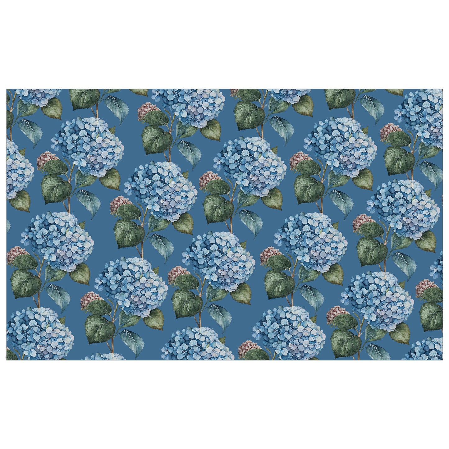 Blue Hydrangeas Rectangle Tablecloth by Mark van Vuuren