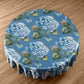 Blue Hydrangeas Round Tablecloth by Mark van Vuuren
