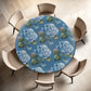 Blue Hydrangeas Round Tablecloth by Mark van Vuuren