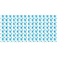 Blue Line Art Floral 3m Rectangle Tablecloth