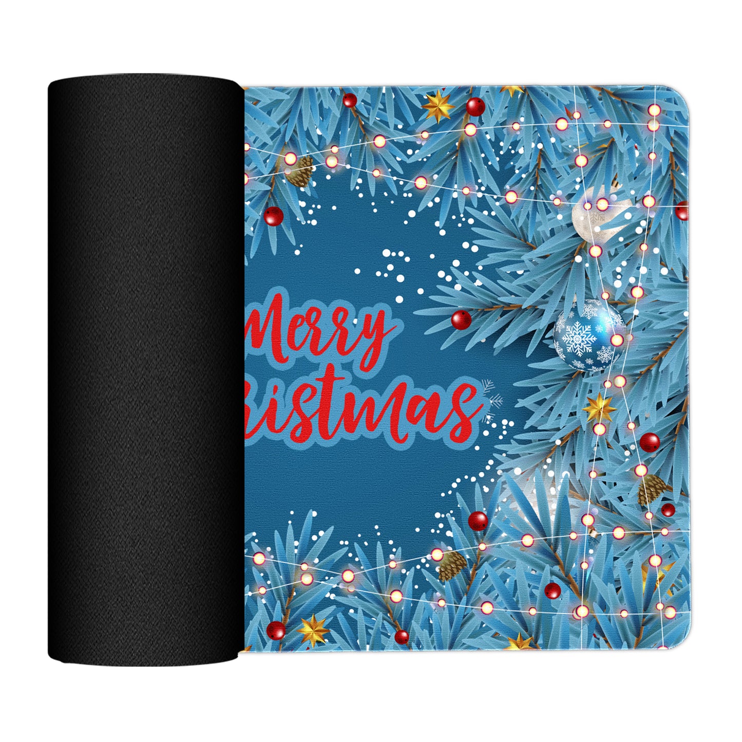 Blue Merry Christmas Placemats
