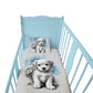 Blue Puppy Cot Duvet Set By Nathan Pieterse