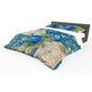 Blue Rose Duvet Cover Set