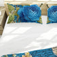 Blue Rose Duvet Cover Set