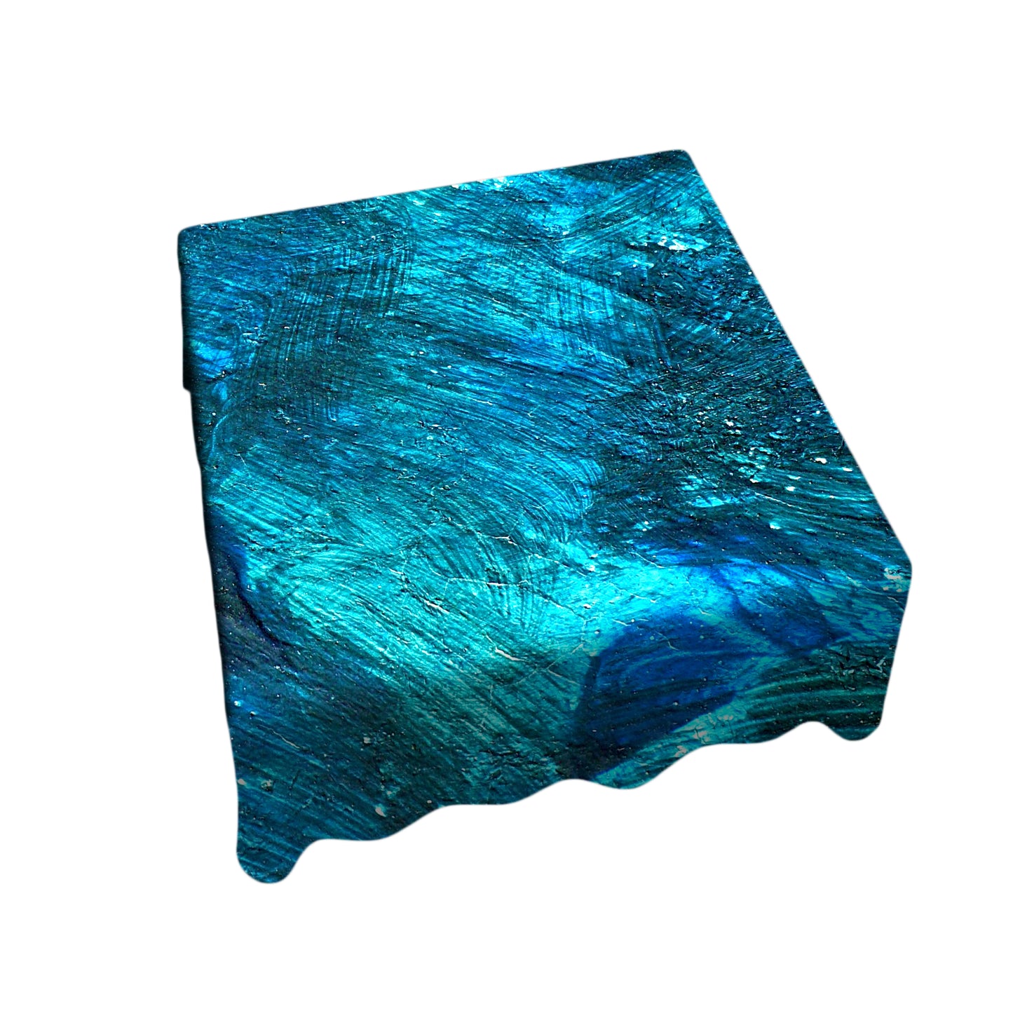 Blue Shadow Square Tablecloth