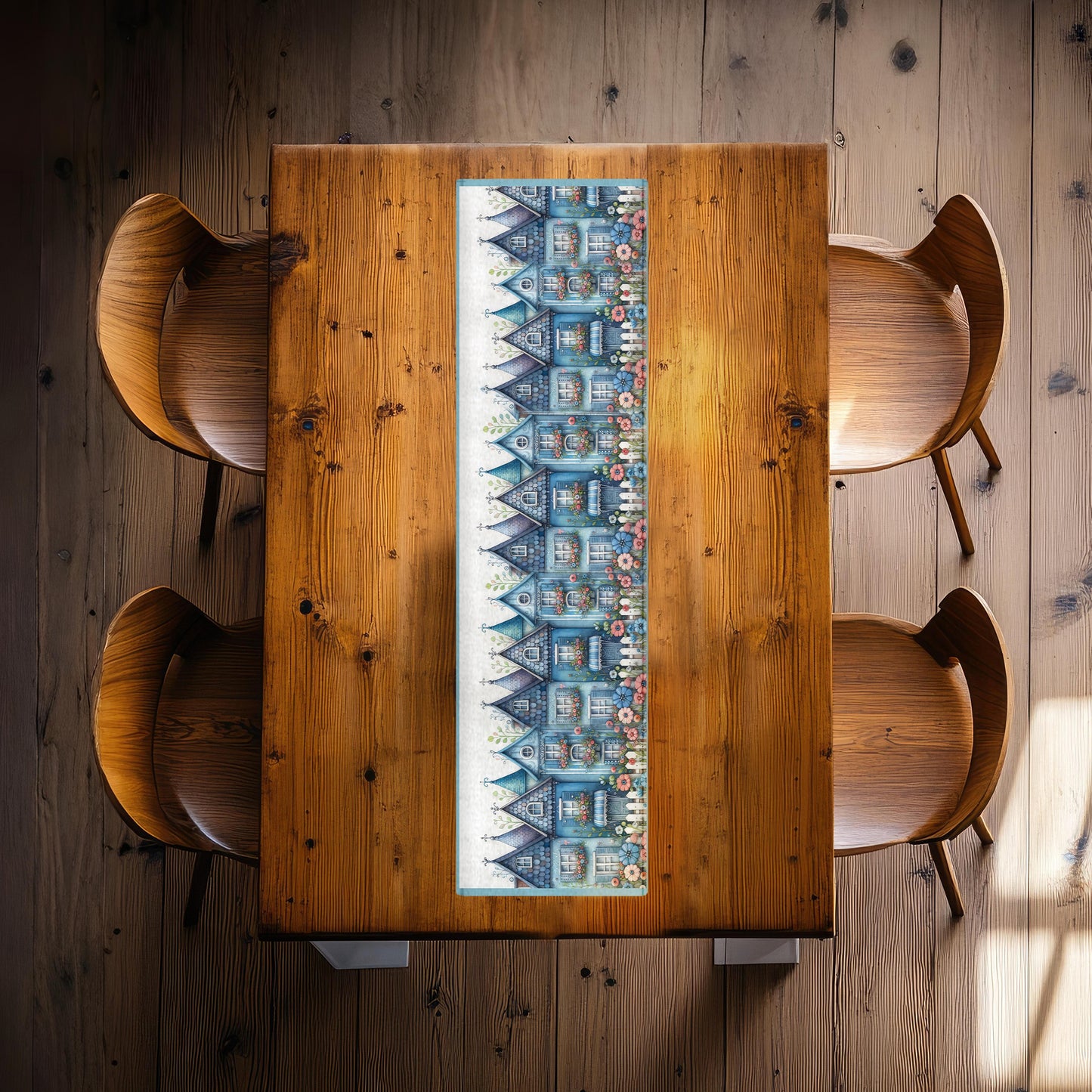 Blue Street 160cm Table Runner