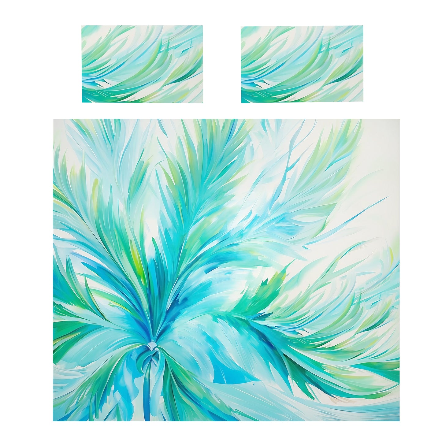 Blue Summer Celebration Duvet Cover Set