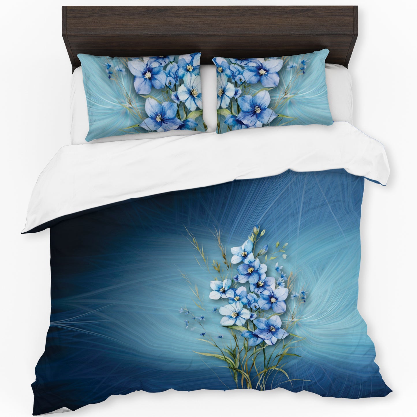 Blue Sweetloves  Duvet Cover Set