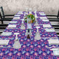 Blue Tie Dye 3m Rectangle Tablecloth