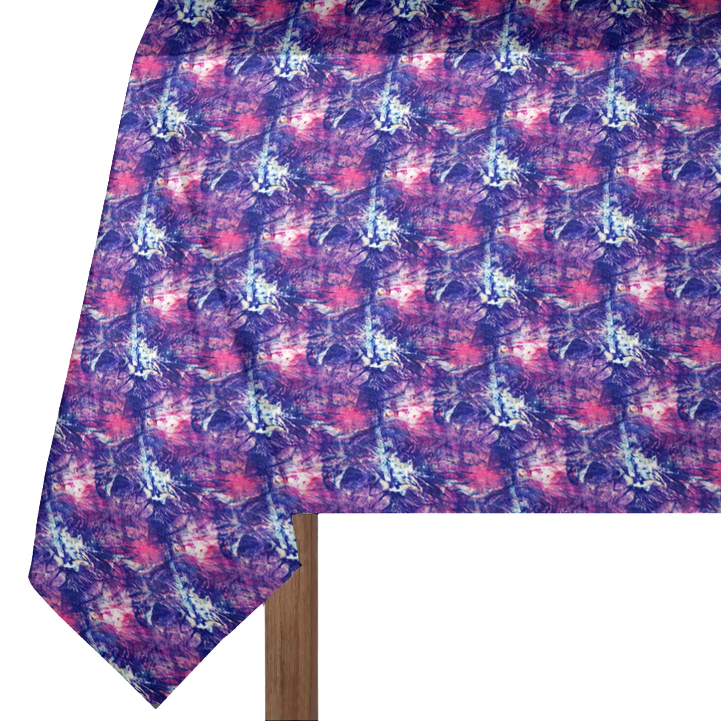 Blue Tie Dye 3m Rectangle Tablecloth