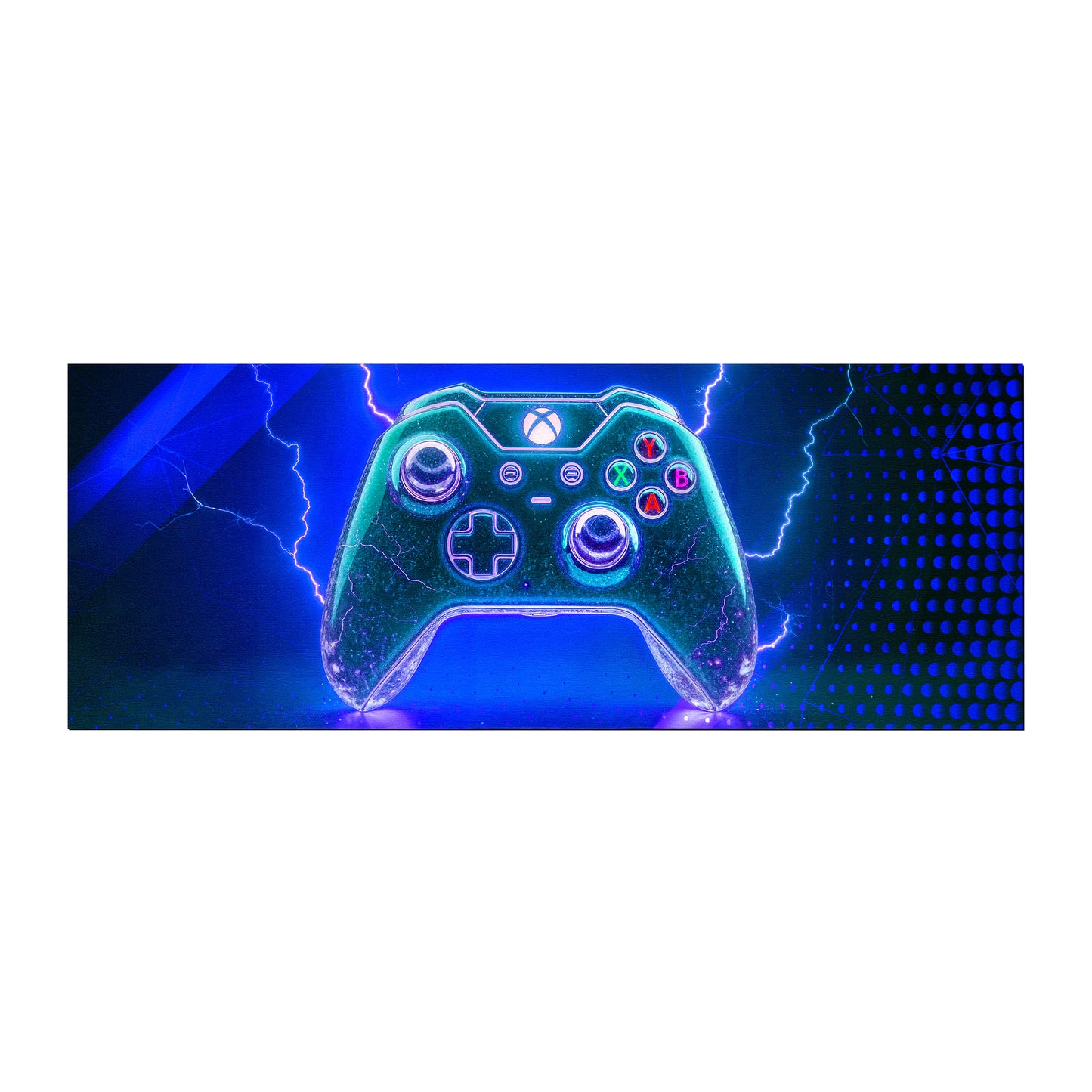 Blue Xbox Controller Desk Pad