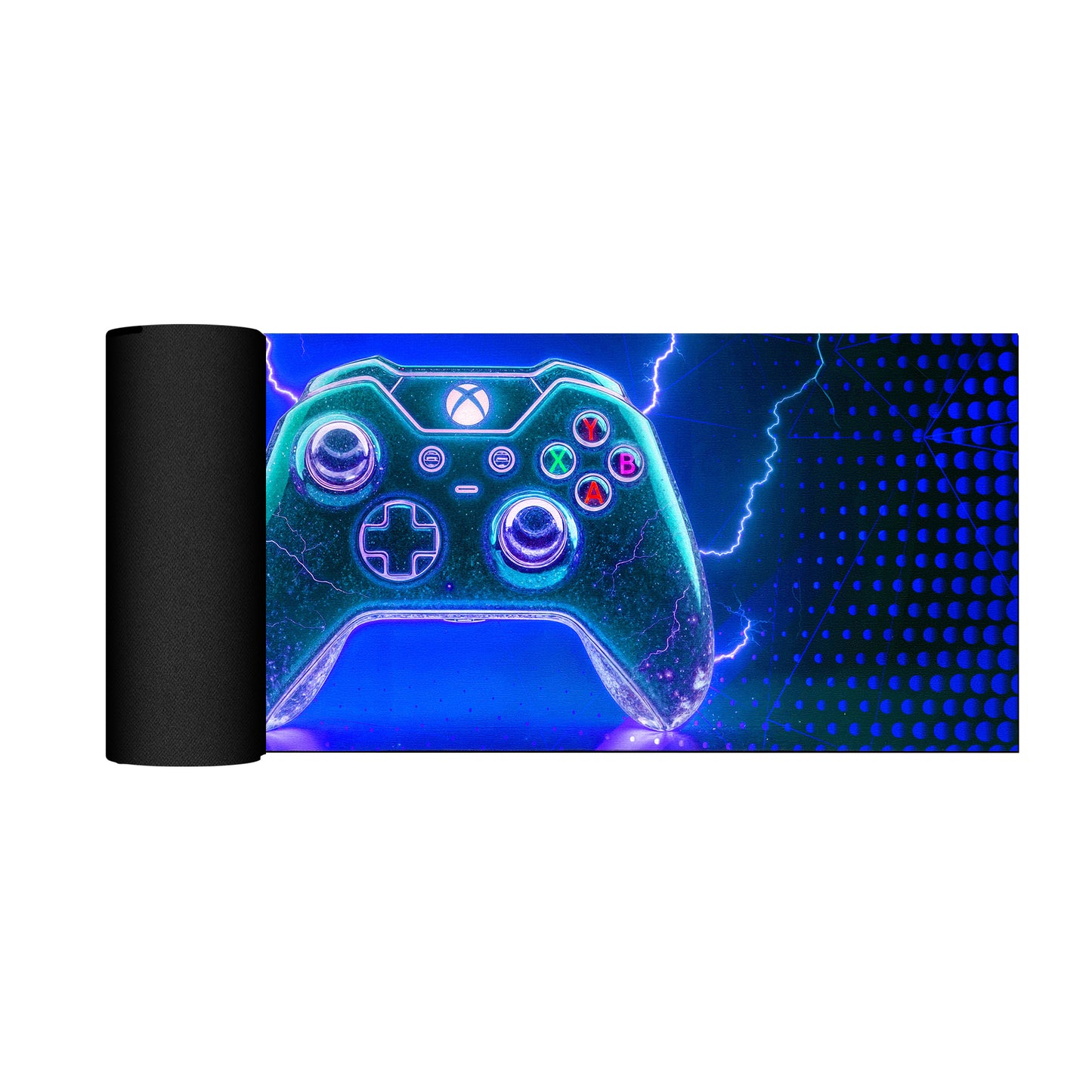 Blue Xbox Controller Desk Pad