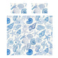 Blue and White Seaside Duvet Cover Set