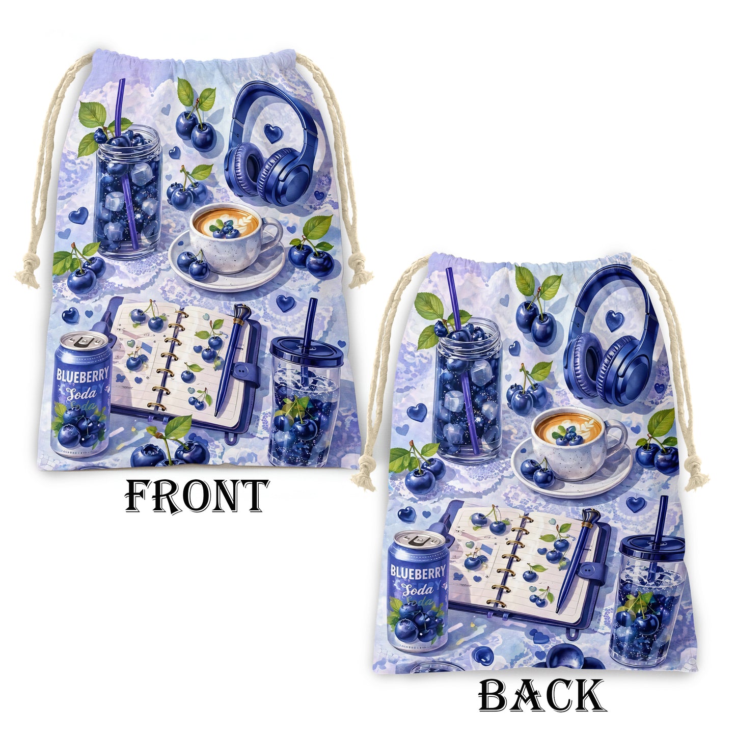 Blueberry Gift Bag (Set of 2)