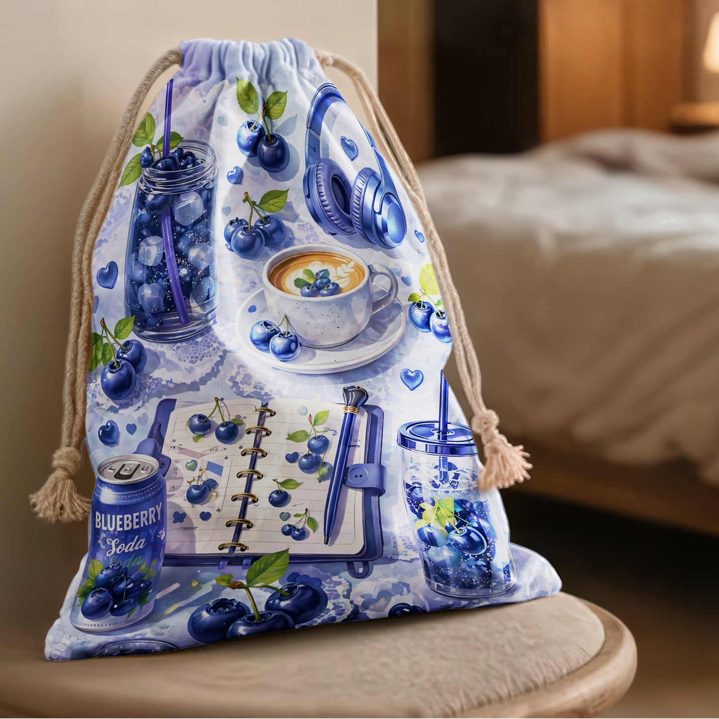 Blueberry Gift Bag (Set of 2)