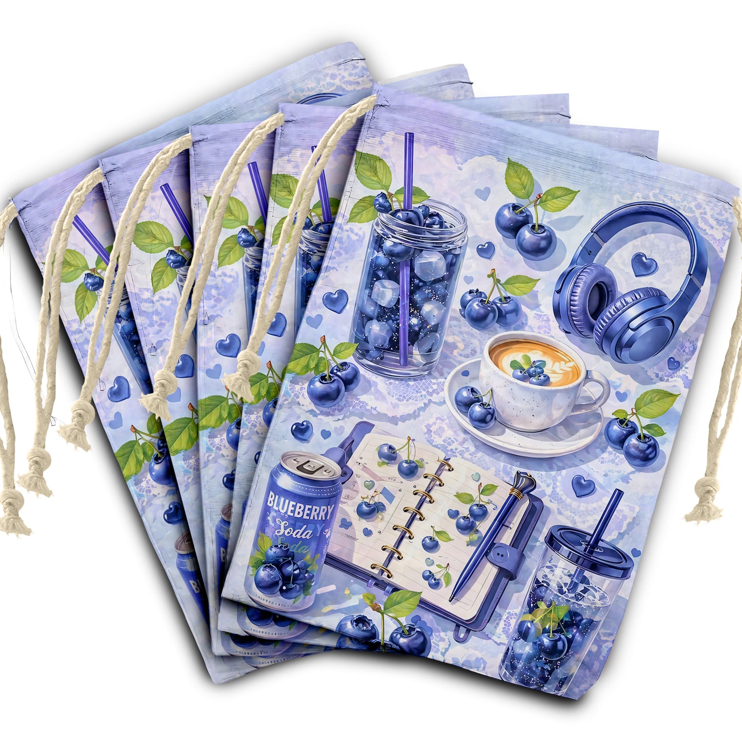 Blueberry Gift Bag (Set of 3)